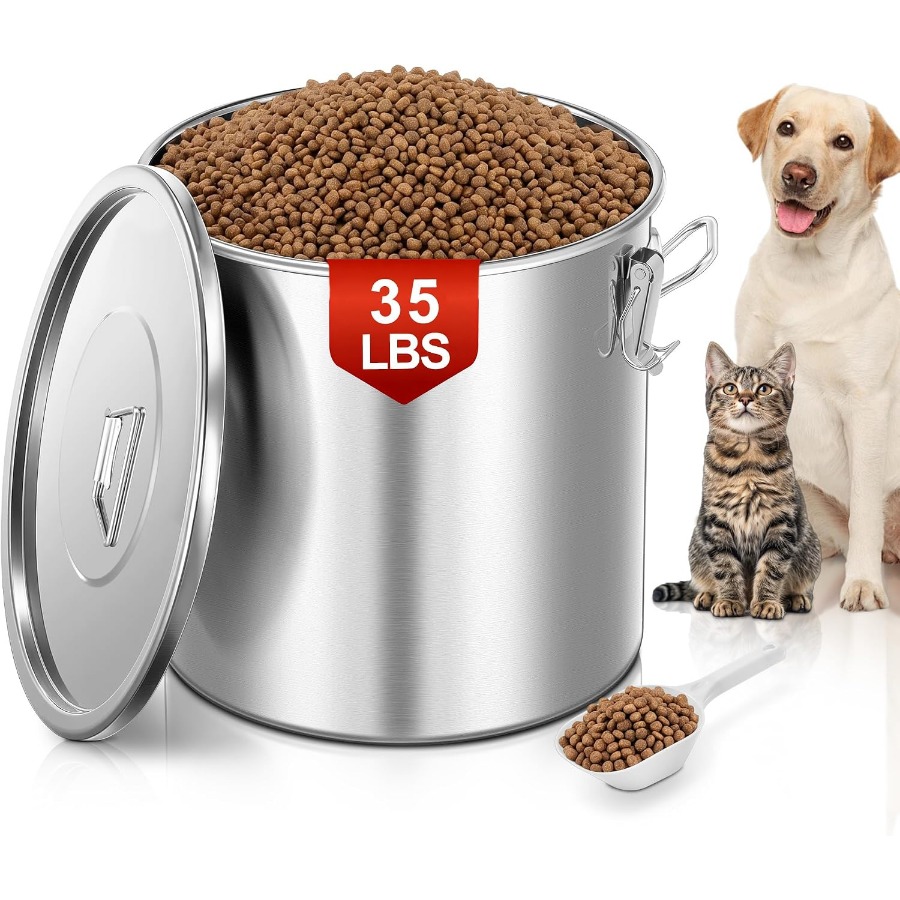 Food Storage Containers - حاوية تخزين طعام الكلاب المصنوعة من