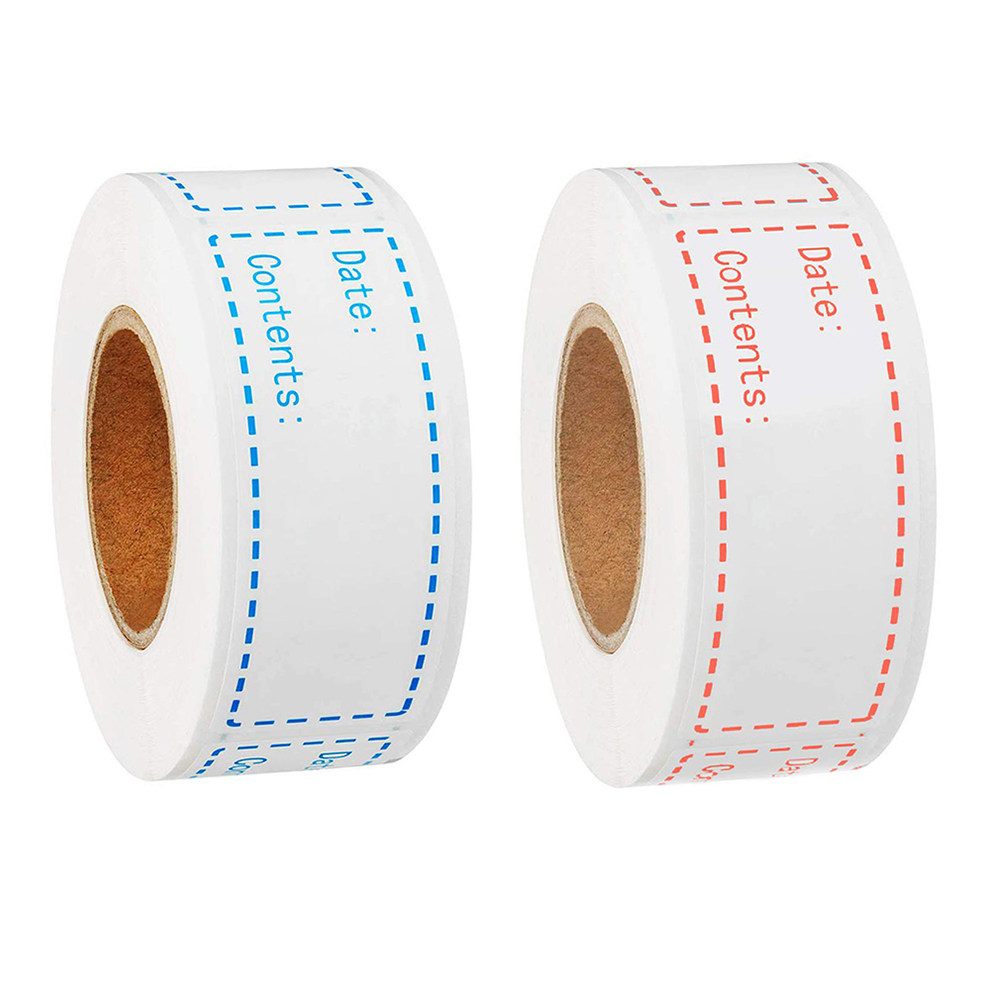 ملصقات تواريخ الطعام المستطيلة - مراجعة Food Storage Labels وسعره