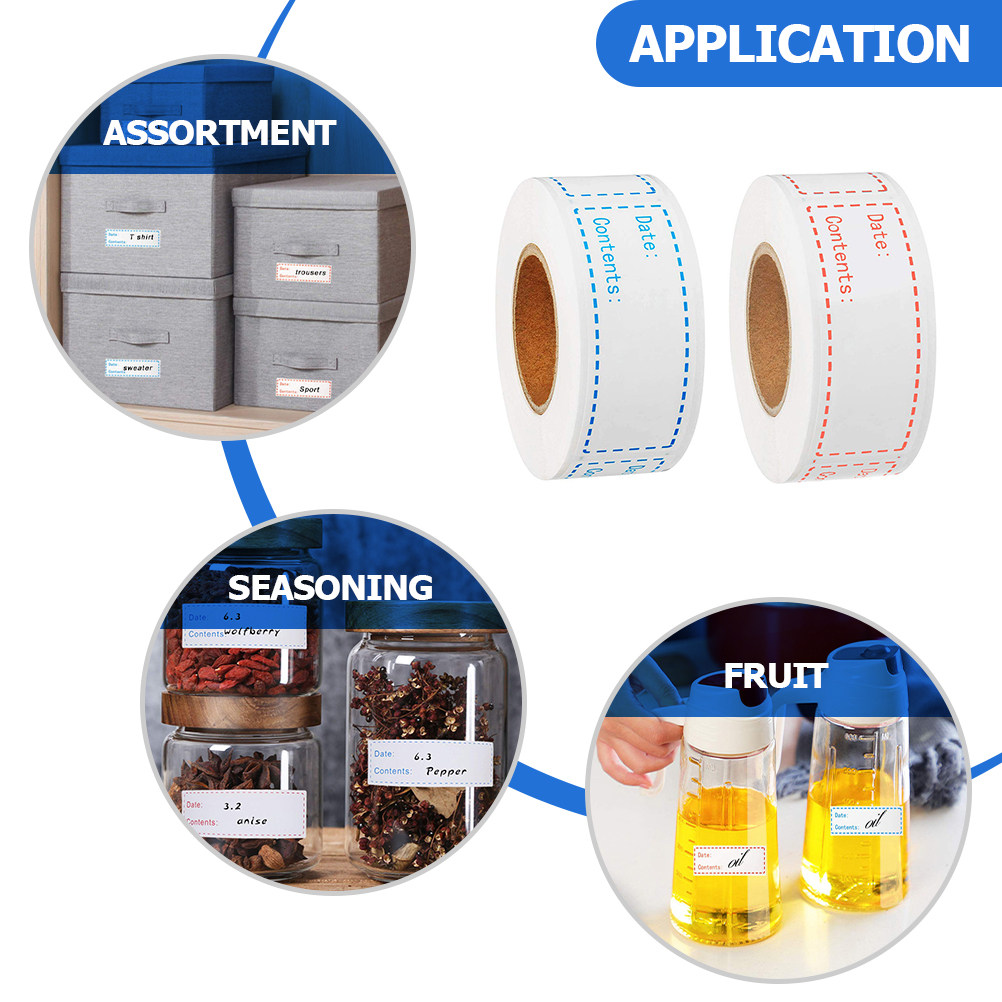 ملصقات تواريخ الطعام المستطيلة - مراجعة Food Storage Labels وسعره