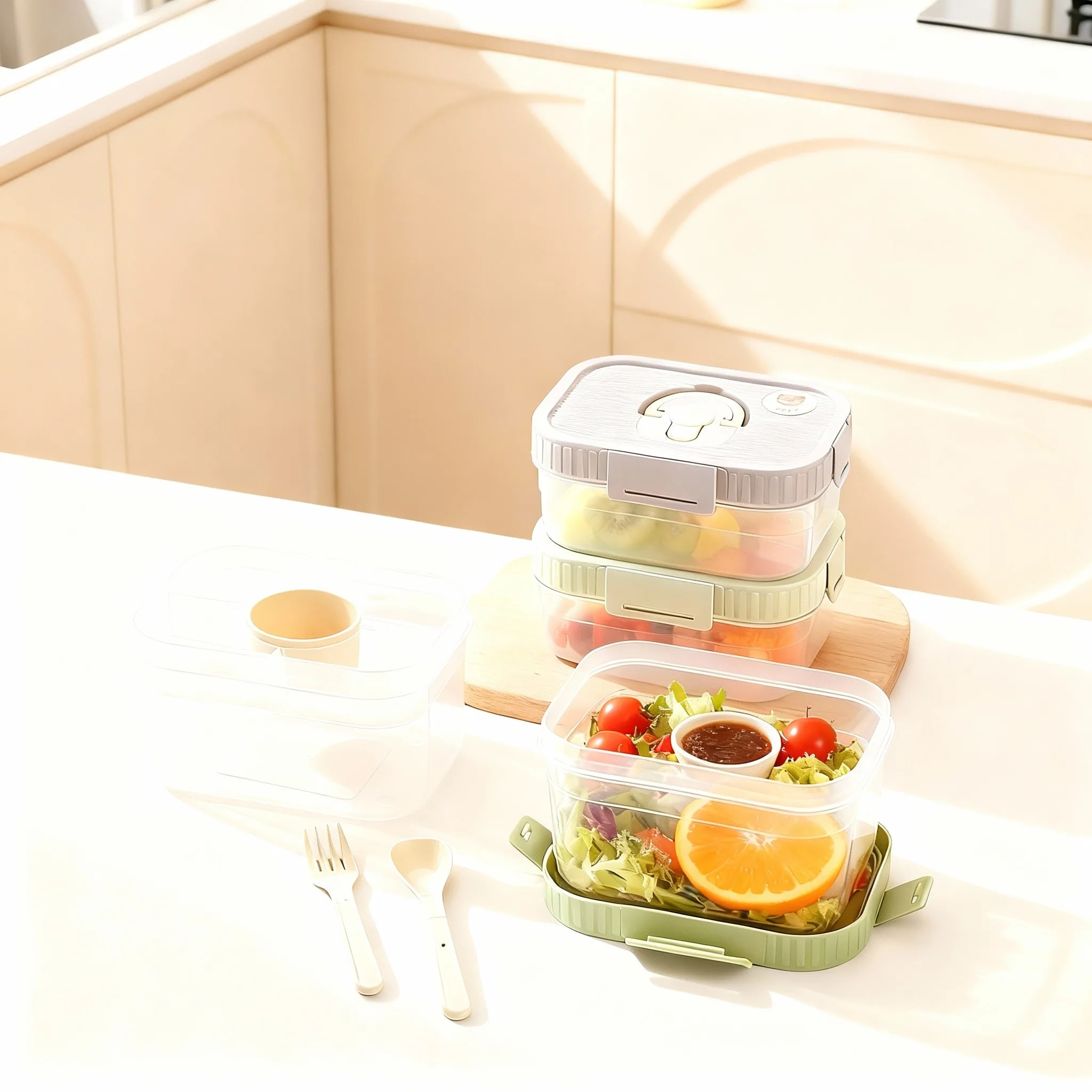 علبة طعام بلاستيكية محمولة ذات - مراجعة Food Storage Oven Safe وسعره